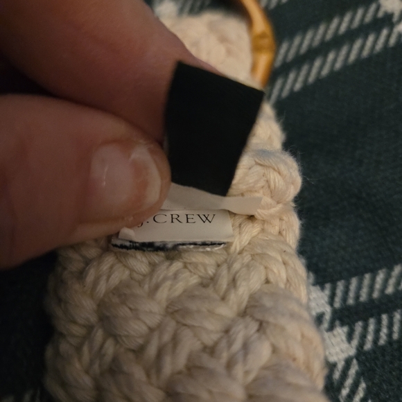 J. Crew Beige Woven Belt with Bamboo Buckle - Picture 6 of 6